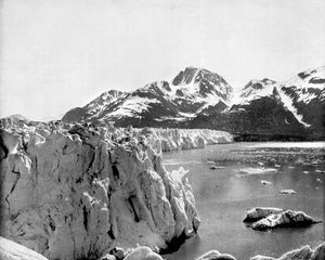 Ghiacciaio Muir, Alaska, USA, 1893 da John L. Stoddard