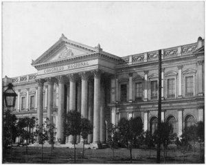 Congresso Nazionale, Santiago, Cile, fine XIX secolo da John L. Stoddard