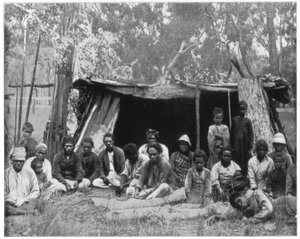 Nativi del Queensland, Australia, fine XIX secolo da John L. Stoddard