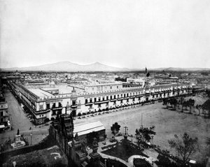 Panorama della città del Messico, 1893