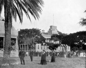 Palazzo Reale, Honolulu, Isole Sandwich, fine XIX secolo