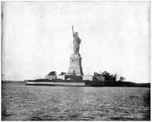 Statua della Libertà, Porto di New York, fine XIX secolo da John L. Stoddard