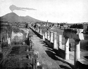 Il Foro, Pompei, Italia, 1893