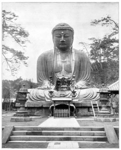 Il grande Buddha di bronzo, Giappone, fine XIX secolo