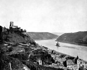 Il Reno, Gutenfels e la Pfalz, Germania, 1893 da John L. Stoddard