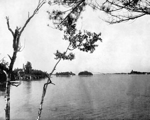 Le Mille Isole, fiume San Lorenzo, Canada da John L. Stoddard
