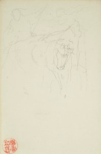 Achille e Xanto, dai folios di La Farge #849 e #860, uno di 42 disegni da John La Farge