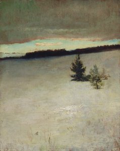 Campo di neve, mattina, Roxbury da John La Farge