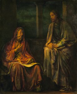 Visita di Nicodemo a Cristo, 1880 da John La Farge