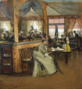 Una tazza di cioccolata da John Lavery