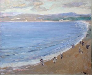 Spiaggia, Tangeri da John Lavery