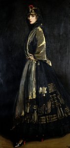 Nocciolo in nero e oro, 1916 da John Lavery