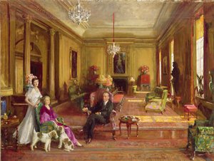 Lord Duveen di Millbank a casa da John Lavery
