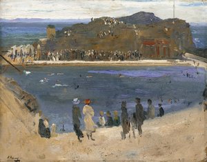 La Piscina di Balneazione, North Berwick da John Lavery