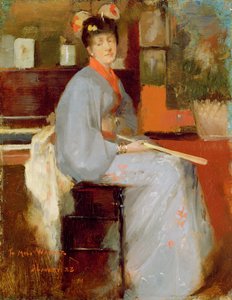 Donna in abito giapponese, 1883