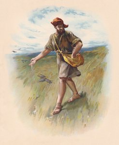 Il seminatore (litografia a colori) da John Lawson