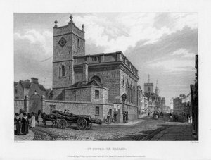 Chiesa di San Pietro le Bailey, Oxford da John Le Keux