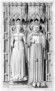Effigie di Enrico IV e della sua regina Giovanna di Navarra nella Cattedrale di Canterbury