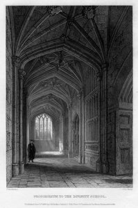 Proscholium alla Scuola di Divinità, Oxford, 1836