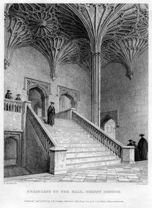 Scala per la sala, Christ Church, Università di Oxford, 1833