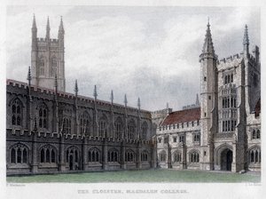 Il chiostro, Magdalen College, Università di Oxford