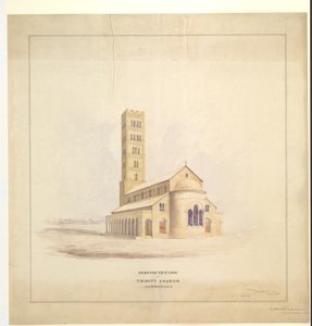 Chiesa della Trinità, Kurrachee (Karachi), settembre 1856 da John Le Mesurier