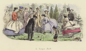 Una partita di croquet