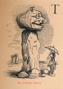 Un druido originale, c1860 da John Leech