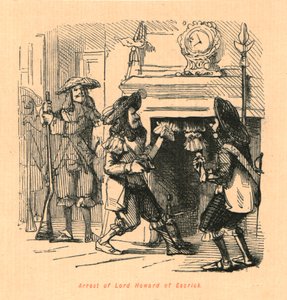 Arresto di Lord Howard di Escrick da John Leech