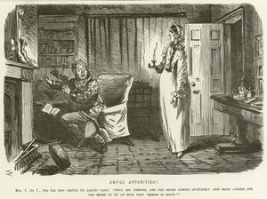 Apparizione Terribile! da John Leech