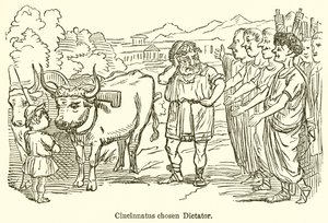 Cincinnato scelto come dittatore