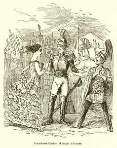 Condotta premurosa di Scipione Africano da John Leech
