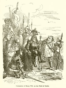 Incoronazione di Enrico VII sul campo di battaglia da John Leech