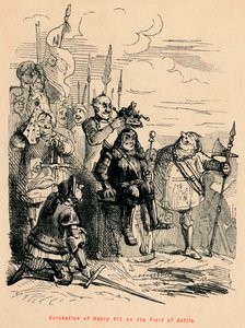 Incoronazione di Enrico VII sul campo di battaglia da John Leech
