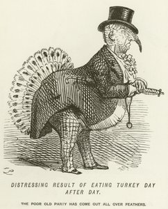 Risultato angosciante di mangiare tacchino giorno dopo giorno da John Leech