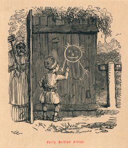 Artista britannico precoce, c1860 da John Leech