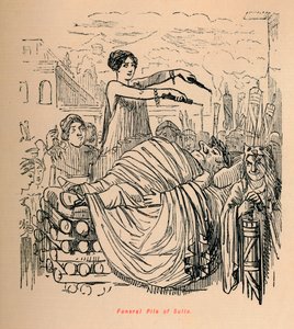 Rogo funebre di Silla da John Leech