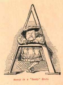 Henry in uno stato trasandato da John Leech