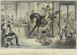Ercole prende un negozio di drapperia da John Leech