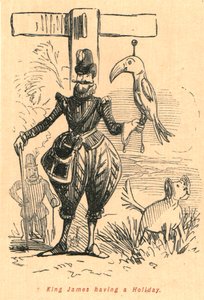 Re Giacomo in vacanza, 1897 da John Leech