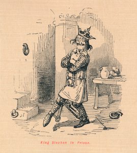 Re Stefano in prigione, c1860, c1860 da John Leech