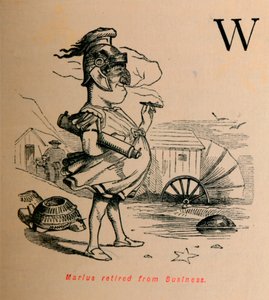 Marius si ritira dagli affari, 1852 da John Leech
