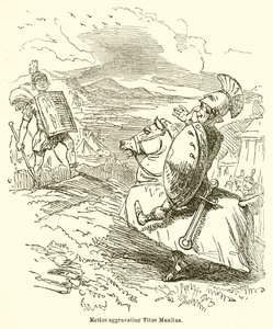 Metius che aggrava Tito Manlio