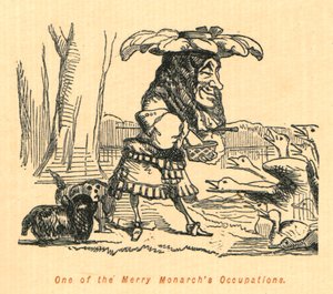 Una delle occupazioni del Merry Monarch da John Leech