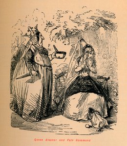 Regina Eleonora e Bella Rosamunda, c1860 da John Leech
