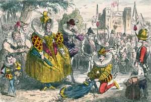 Regina Elisabetta e Sir Walter Raleigh