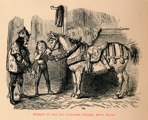 Riccardo III e il suo celebre Cavallo, White Surrey da John Leech