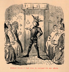 Richard pensa che sia ora di gestire i suoi affari, c1860 da John Leech
