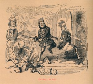 Regolando il conto, c1860 da John Leech