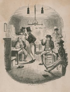 Robin fumante da John Leech